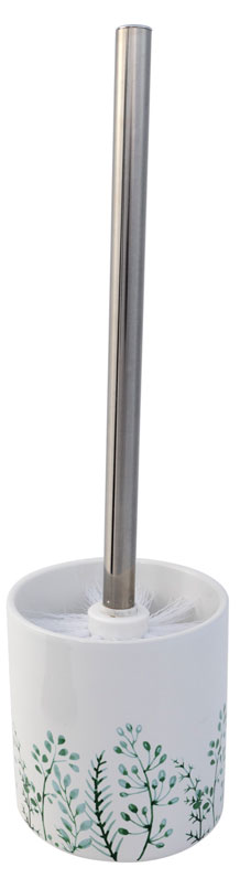 

Ерш для туалета с подставкой бело-зеленый, 1 шт