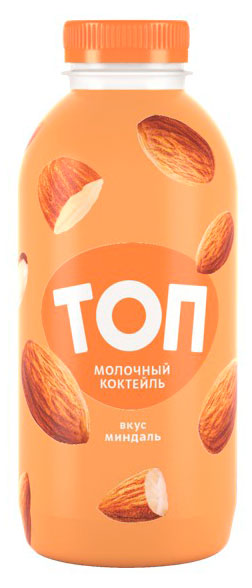

Коктейль молочный ТОП со вкусом миндаля 2% БЗМЖ Беларусь, 450 г