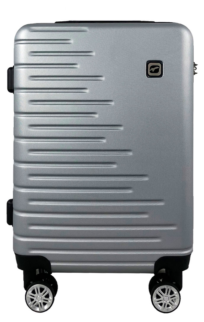 Изображение товара Чемодан жесткий Airport серый 8 колес, р S