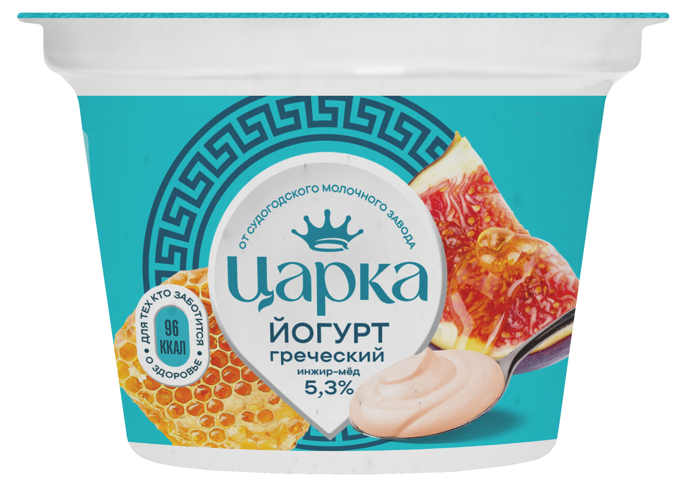 

Йогурт греческий Царка инжир мед 5,3% БЗМЖ, 18О г