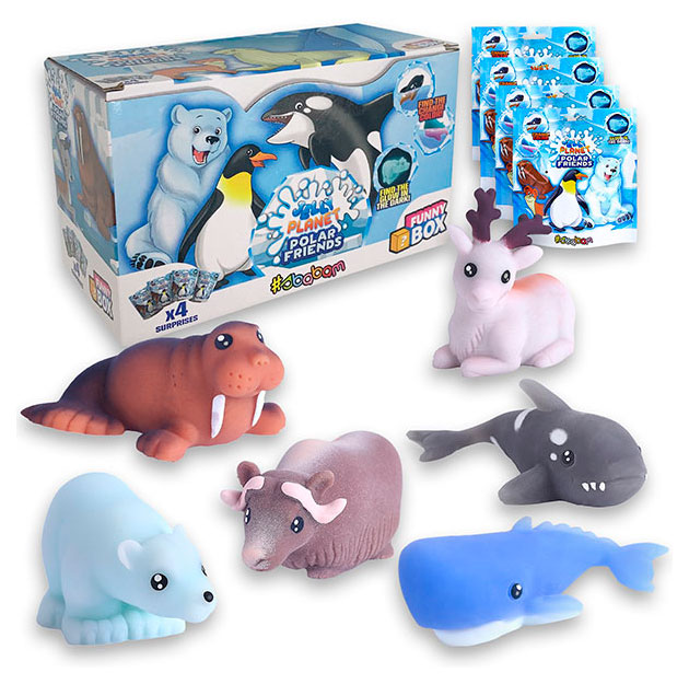 

Фигурка-тянучка Sbabam Полярные друзья, 1 шт в ассортименте