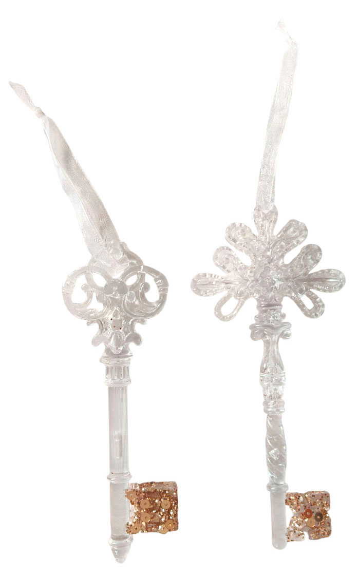 

Елочное украшение Actuel Золото театра Подвеска Ключ 11 см, 1 шт в ассортименте