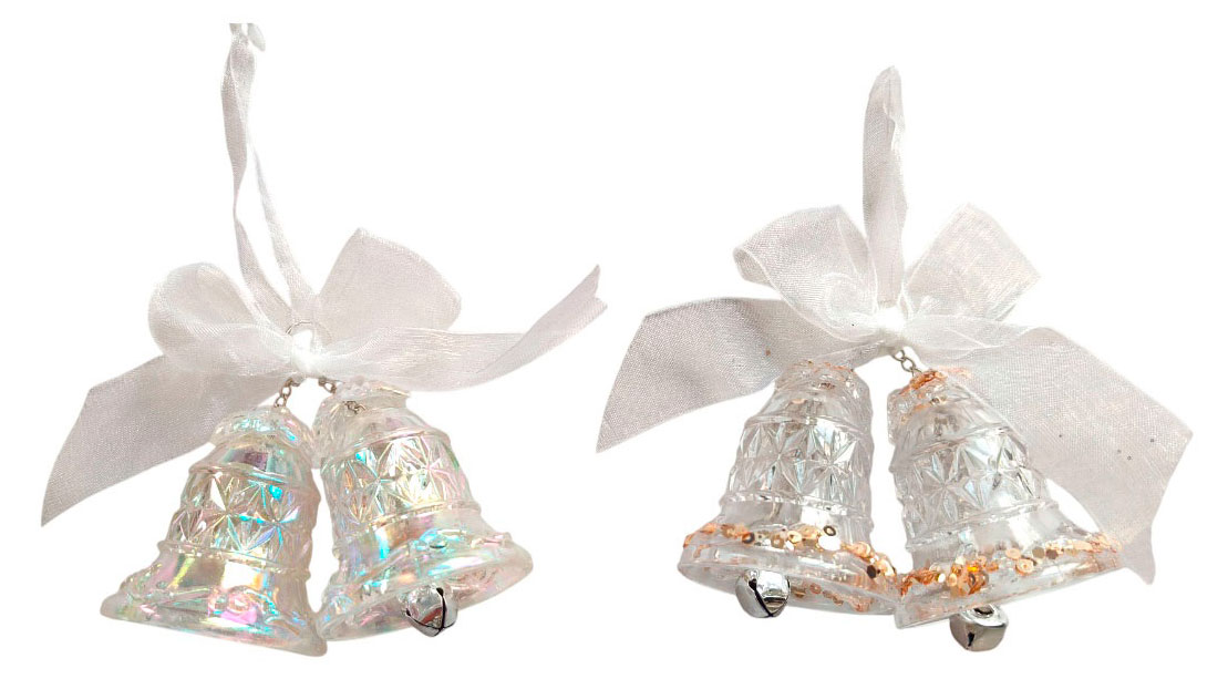 

Елочное украшение Actuel Золото театра Подвеска Колокольчики 12 см, 1 шт в ассортименте