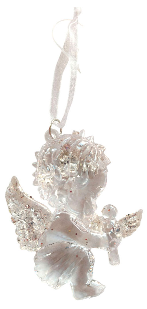 

Елочное украшение Actuel Вокруг света Подвеска Ангелочек, 10 см