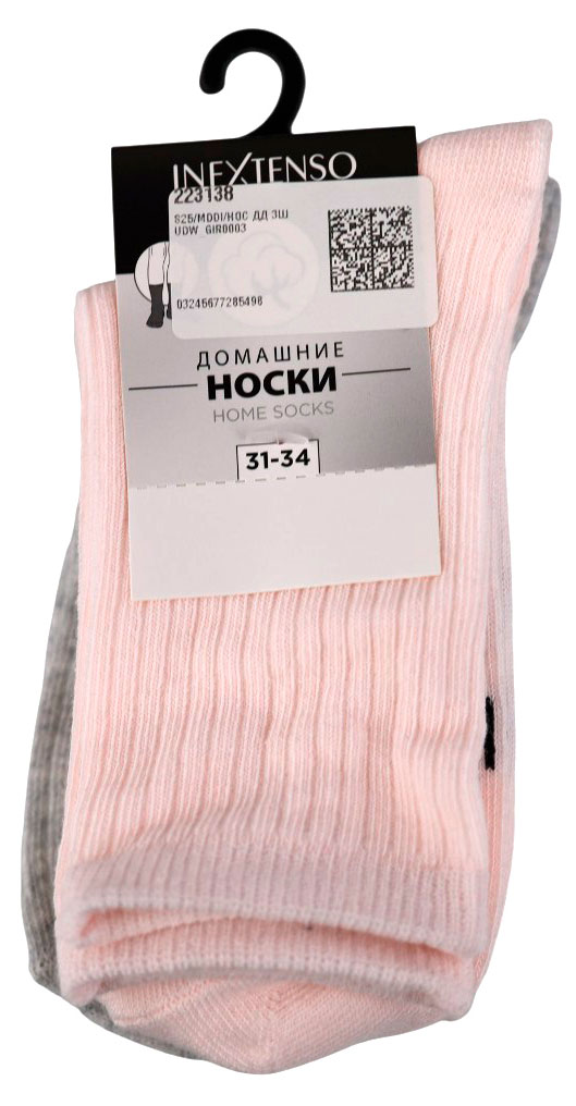 

Носки для девочки InExtenso 3 пары, р. 27/30-31/34