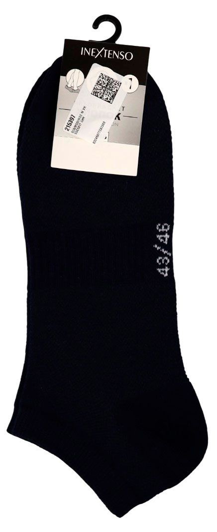 

Носки мужские InExtenso укороченные темно-синие, р. 39/42-43/46