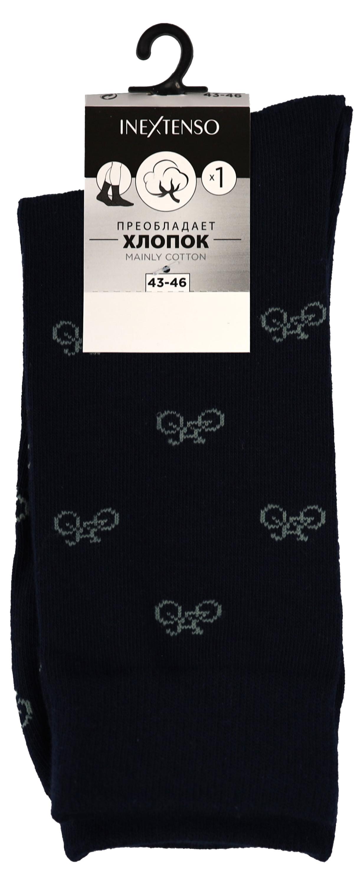 

Носки мужские InExtenso Фант с велосипедами черные р. 39/42-43/46, 1 пара