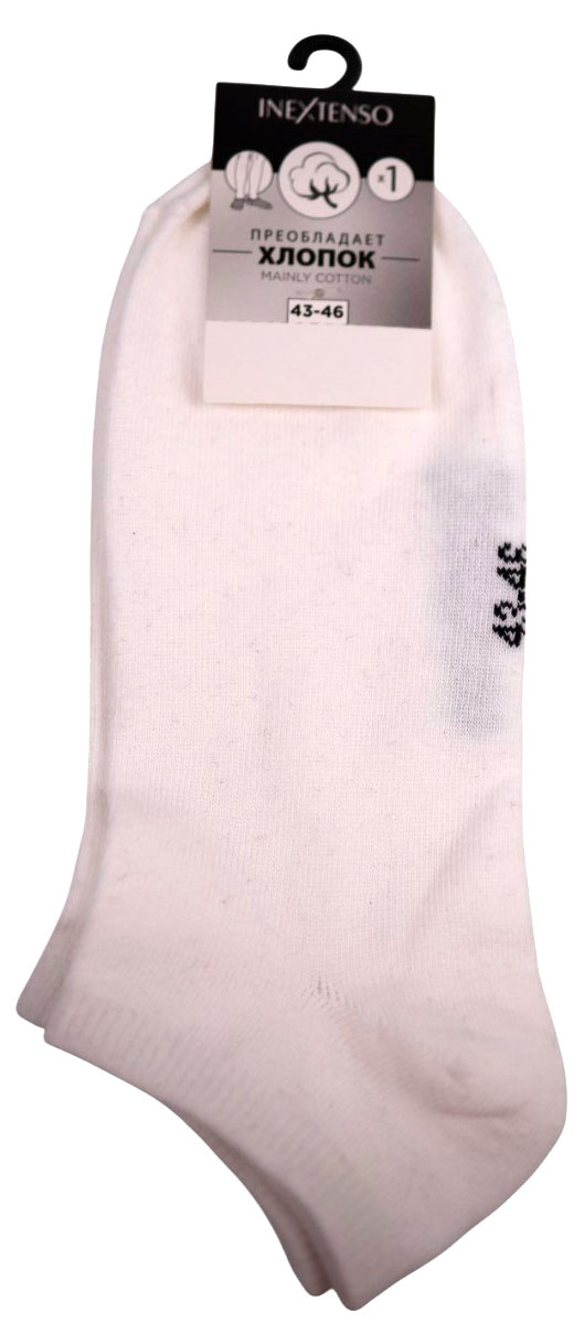 

Носки мужские InExtenso укороченные белые, р. 39/42-43/46