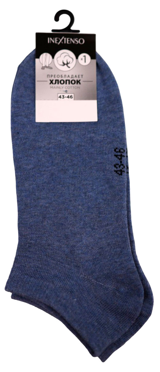 

Носки мужские InExtenso укороченные синие, р. 39/42-43/46