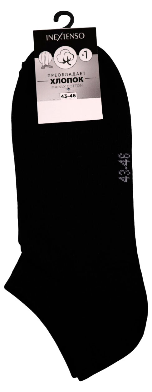 

Носки мужские InExtenso укороченные черные, р. 39/42-43/46