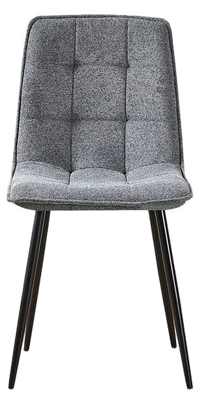 

Стул Медисон микрошенилл темно-серый, 47,5х54х90 см