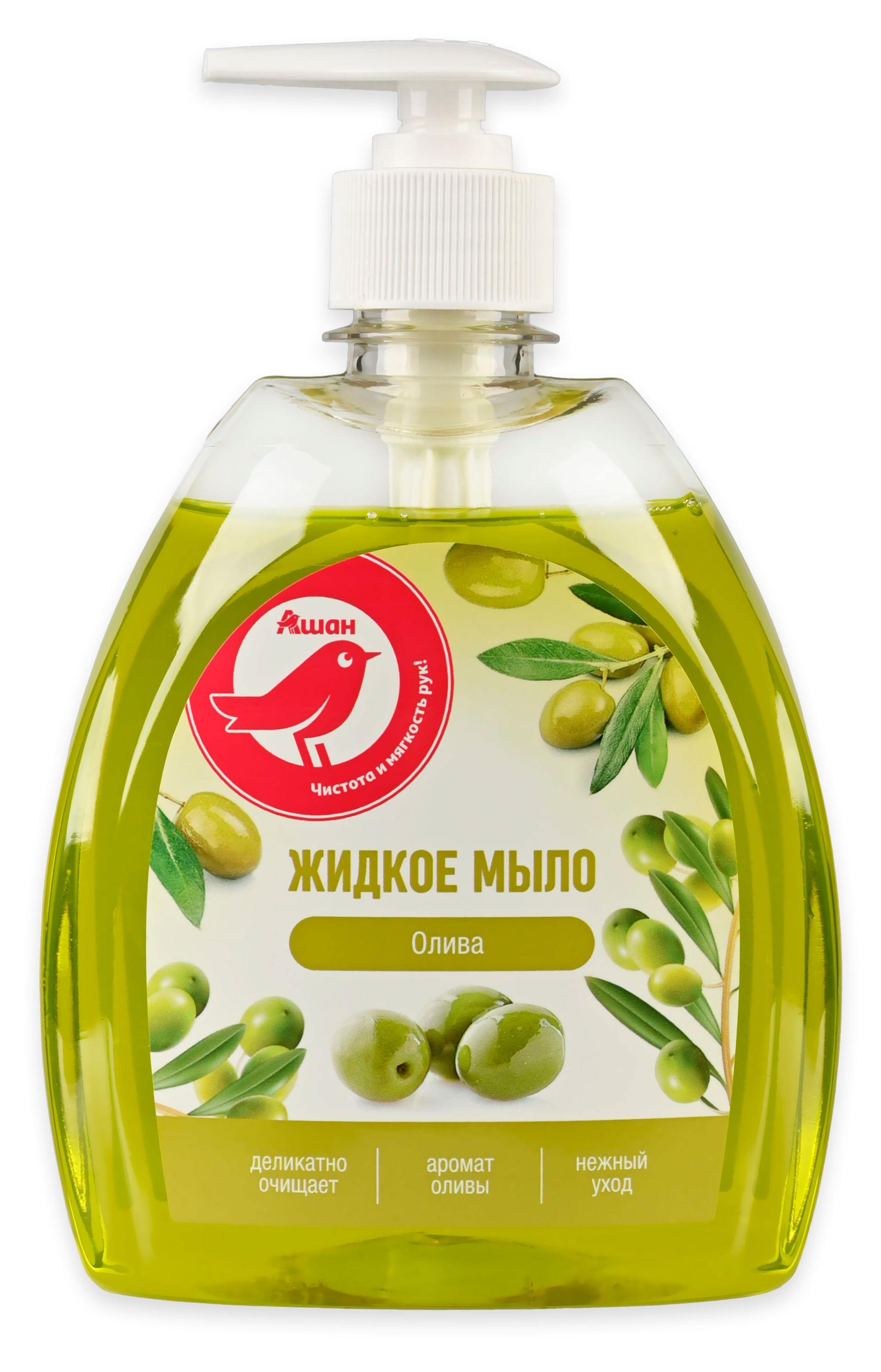 

Мыло жидкое АШАН Красная птица с оливой, 500 мл
