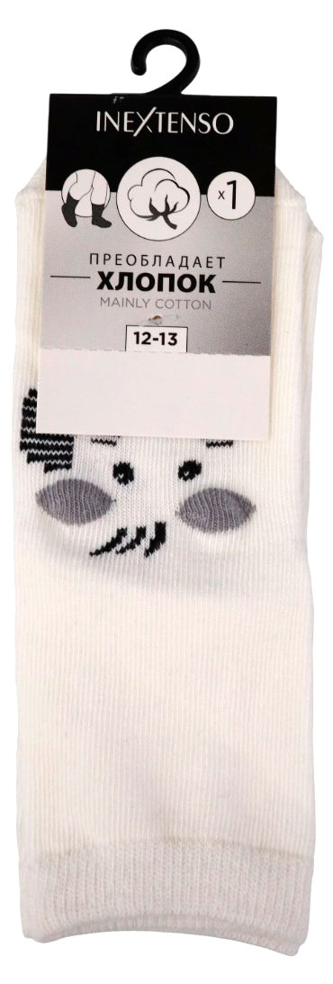 

Носки для девочки InExtenso белые, р 12-13/13-14