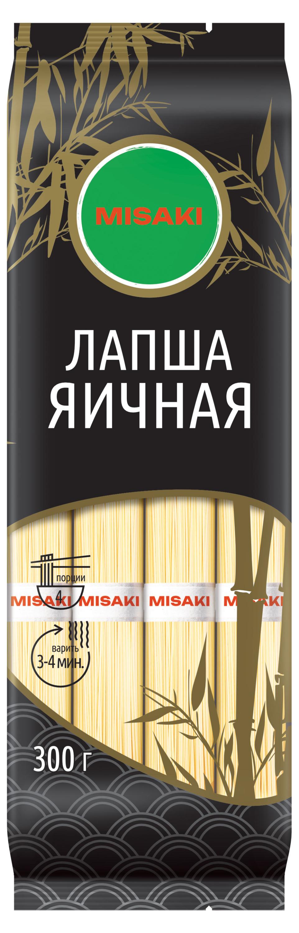 

Макаронные изделия Misaki Лапша яичная Китай, 300 г
