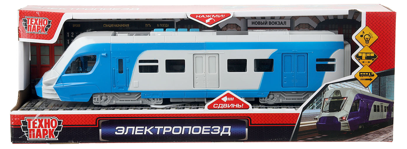 

Электропоезд Технопарк инерционная, 1 шт в ассортименте