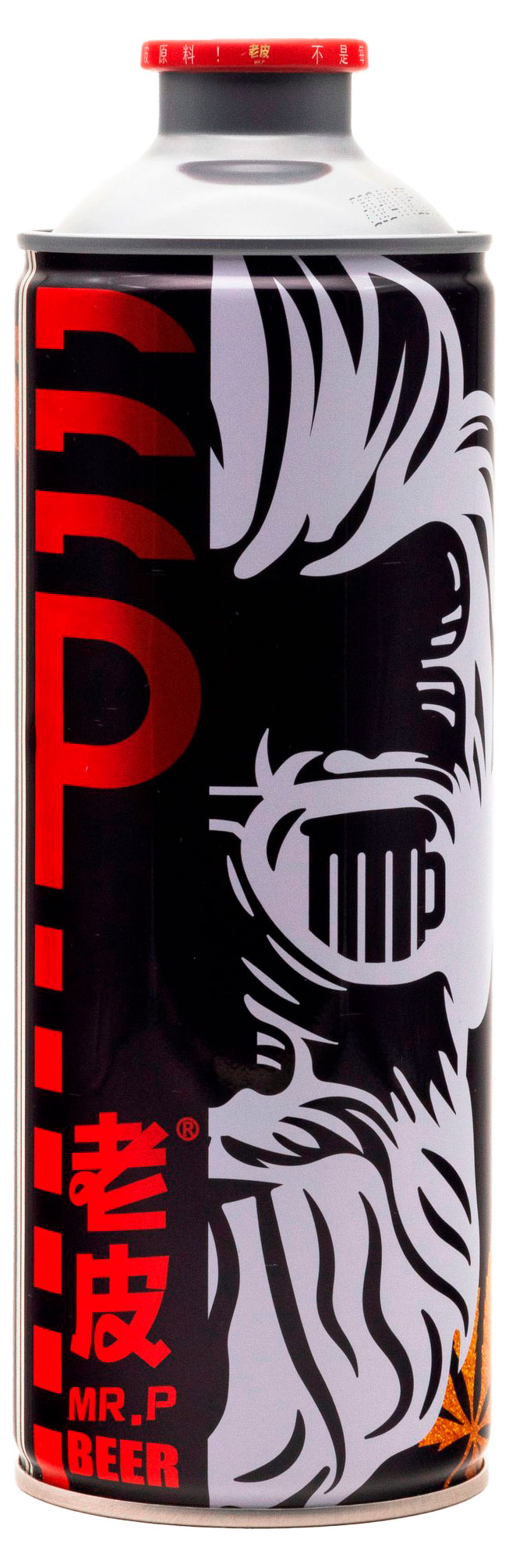 

Пивной напиток светлый Mr. P Beer с маракуйей нефильтрованный 3,7% Китай, 0,98 л