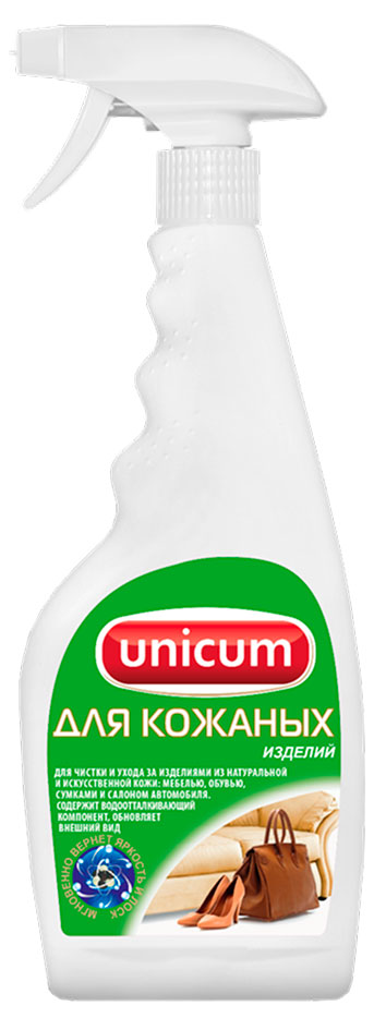 

Средство для чистки кожанных изделий Unicum, 500 мл