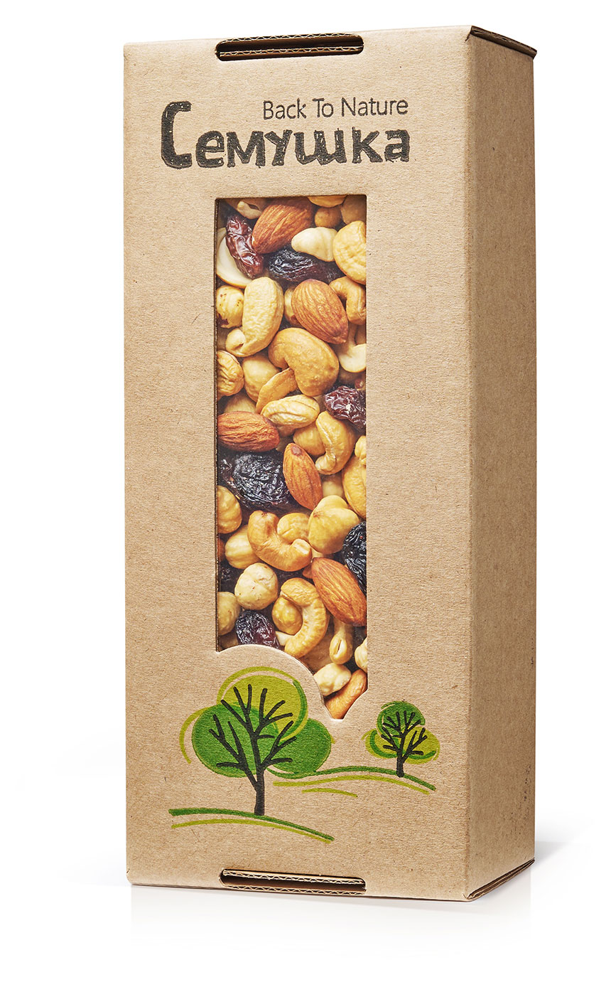 

Смесь жареных орехов и изюма Семушка, 500 г