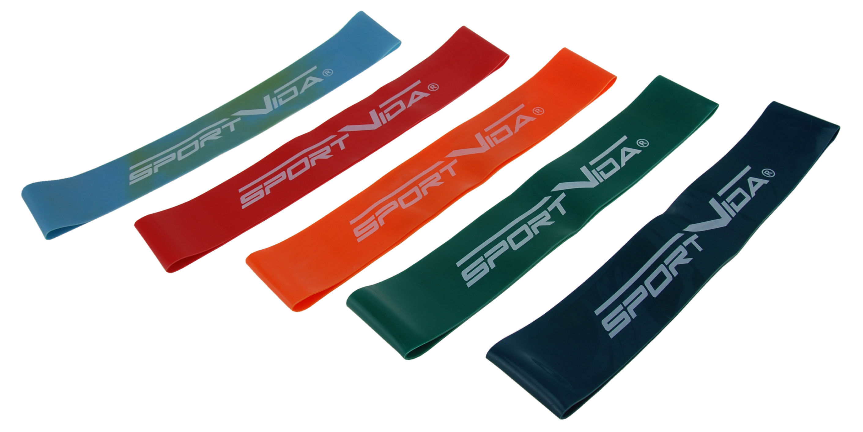 

Набор эспандеров Sportvida латексных до 25 кг, 5 шт