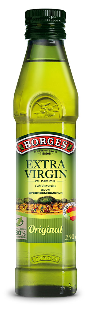 

Масло оливковое Borges Extra Virgin нерафинированное для салатов Испания, 250 мл