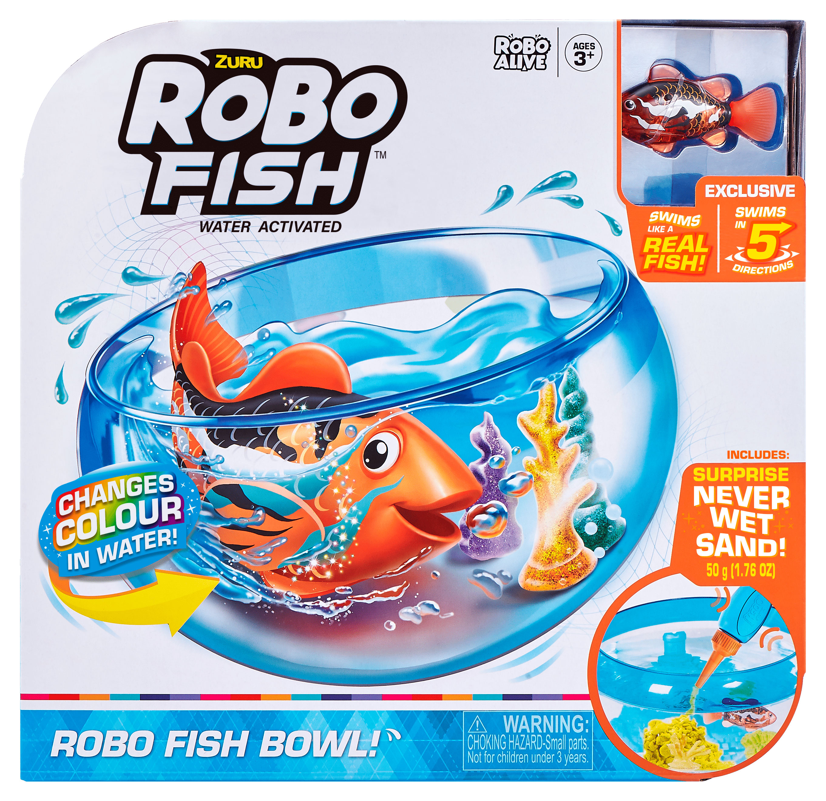 

Набор игровой ZURU Robo Alive Аквариум с рыбкой, 1 шт в ассортименте