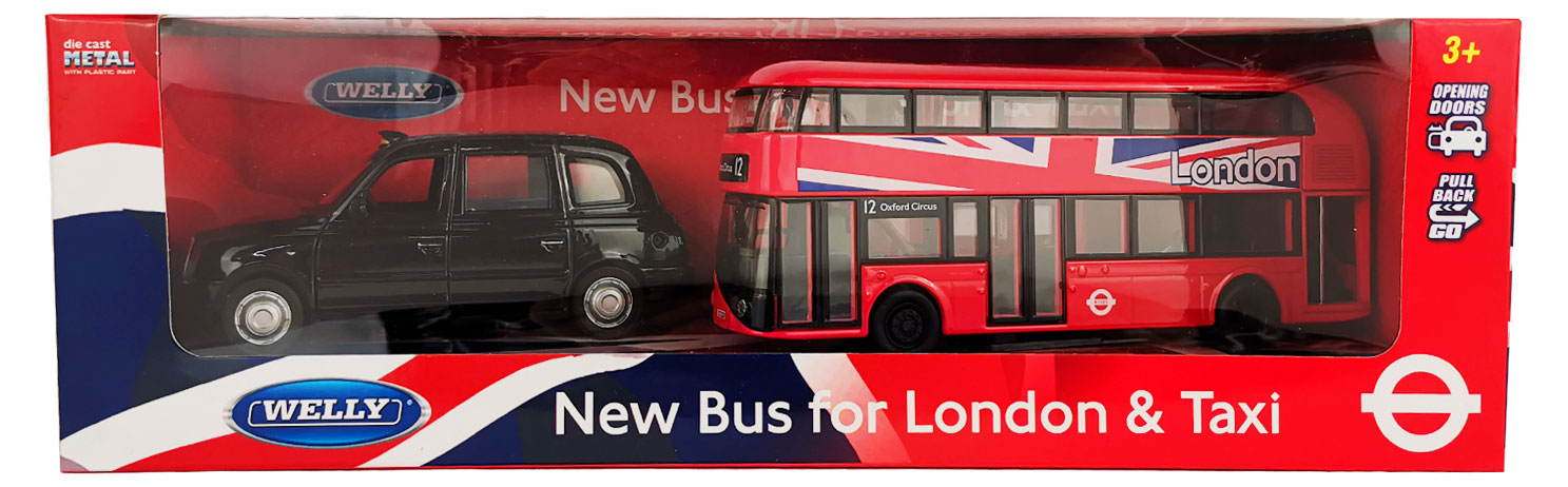 

Набор Welly Автобус и такси