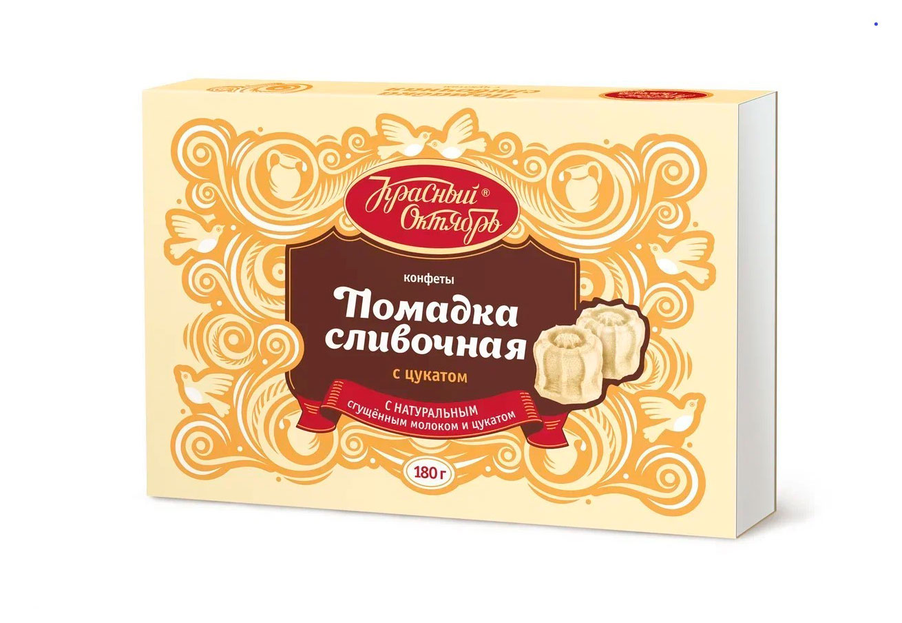 

Конфеты Красный октябрь Сливочная помадка с цукатами, 180 г