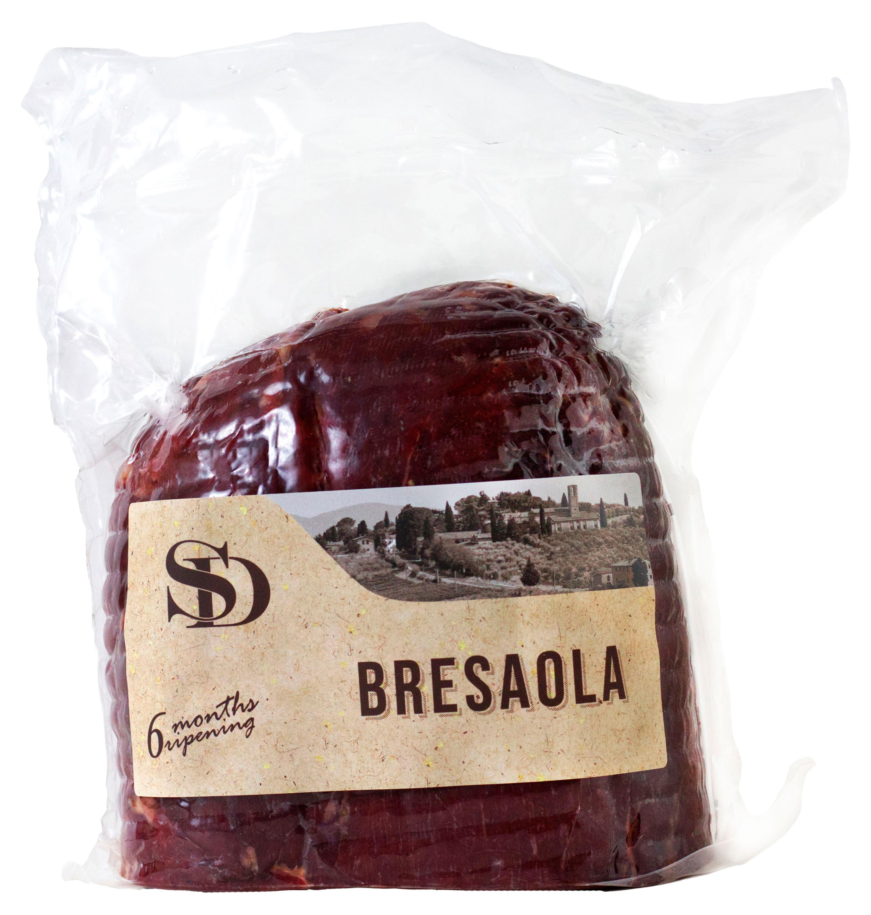 

Вяленое мясо Брезаола говядина сыровяленая Сытный Дом нарезка, вес