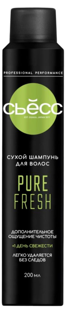 

Шампунь сухой Сьёсс Pure Fresh для нормальных волос ежедневный уход, 200 мл