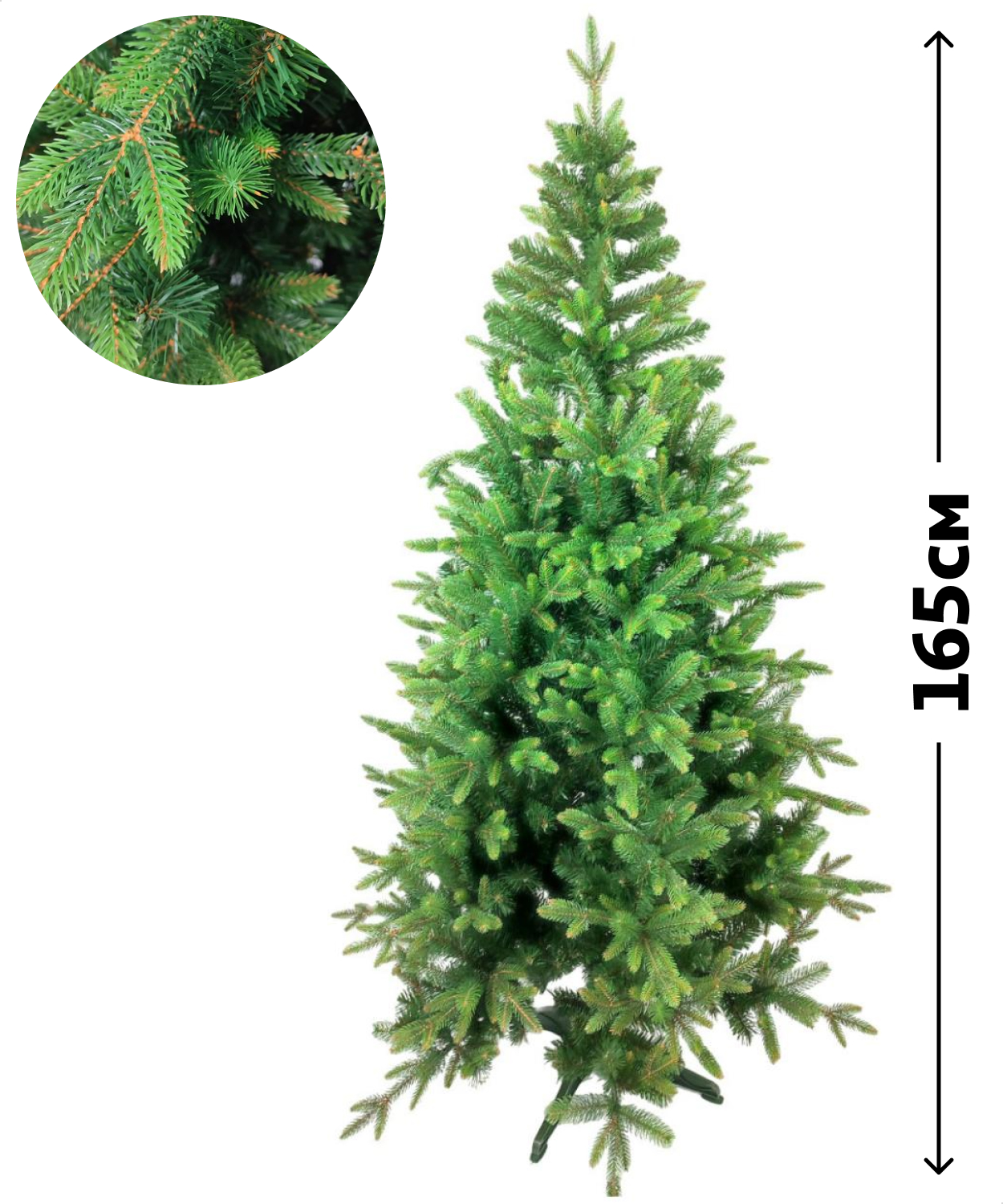 

Ель искусственная АШАН Красная птица Лесная микс зеленая, 165 см