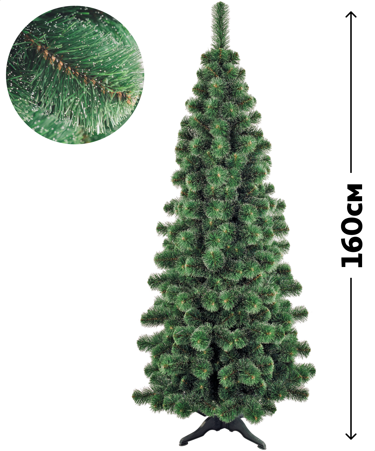 

Ель искусственная АШАН Красная птица Пихта, 160 см