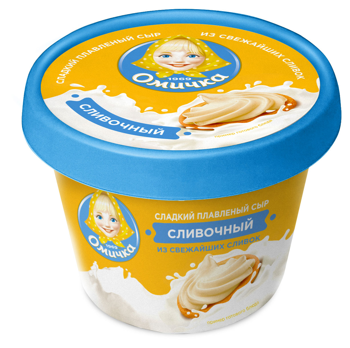 

Сыр плавленный Омичка Сливочный из сливок БЗМЖ, 230 г