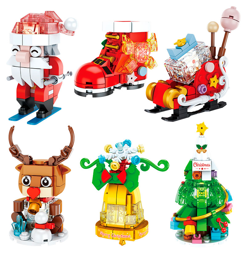 

Конструктор Новый Год 97-107 деталей, 1 шт в ассортименте