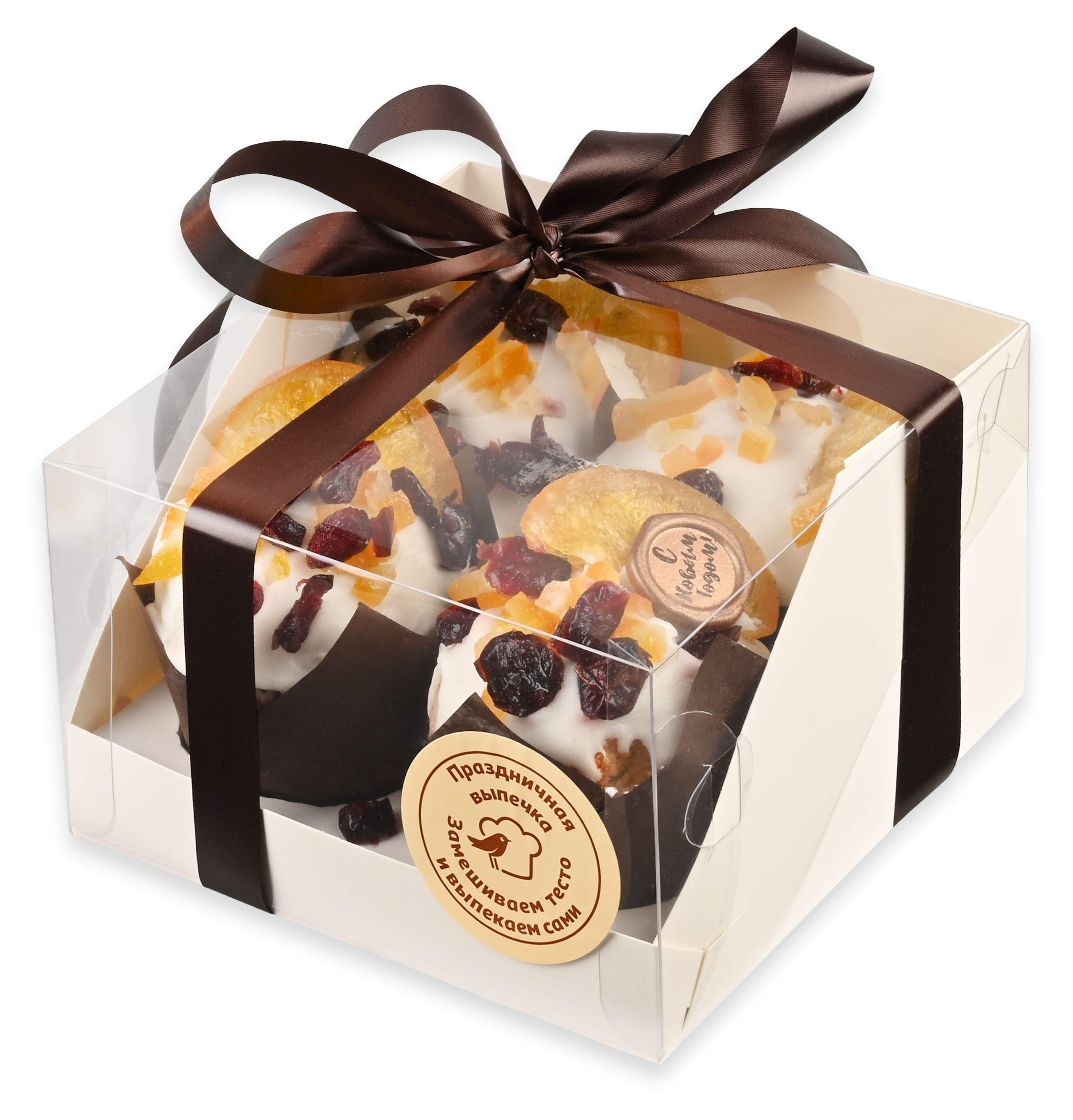 

Маффины АШАН Пряные премиум, 4 шт х 160 г