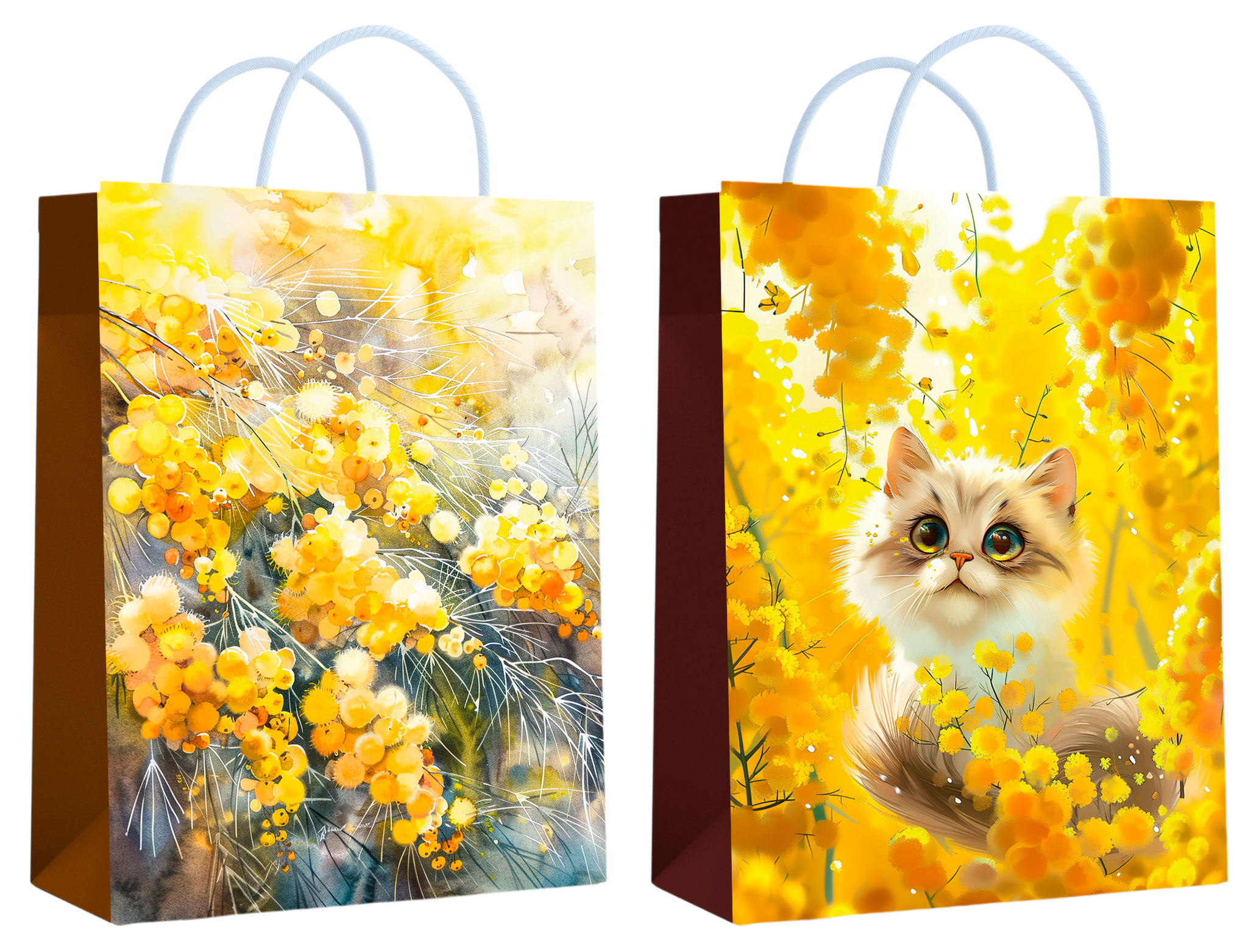 

Пакет подарочный Centrum Мимозы 18х23х10 см, 1 шт в ассортименте