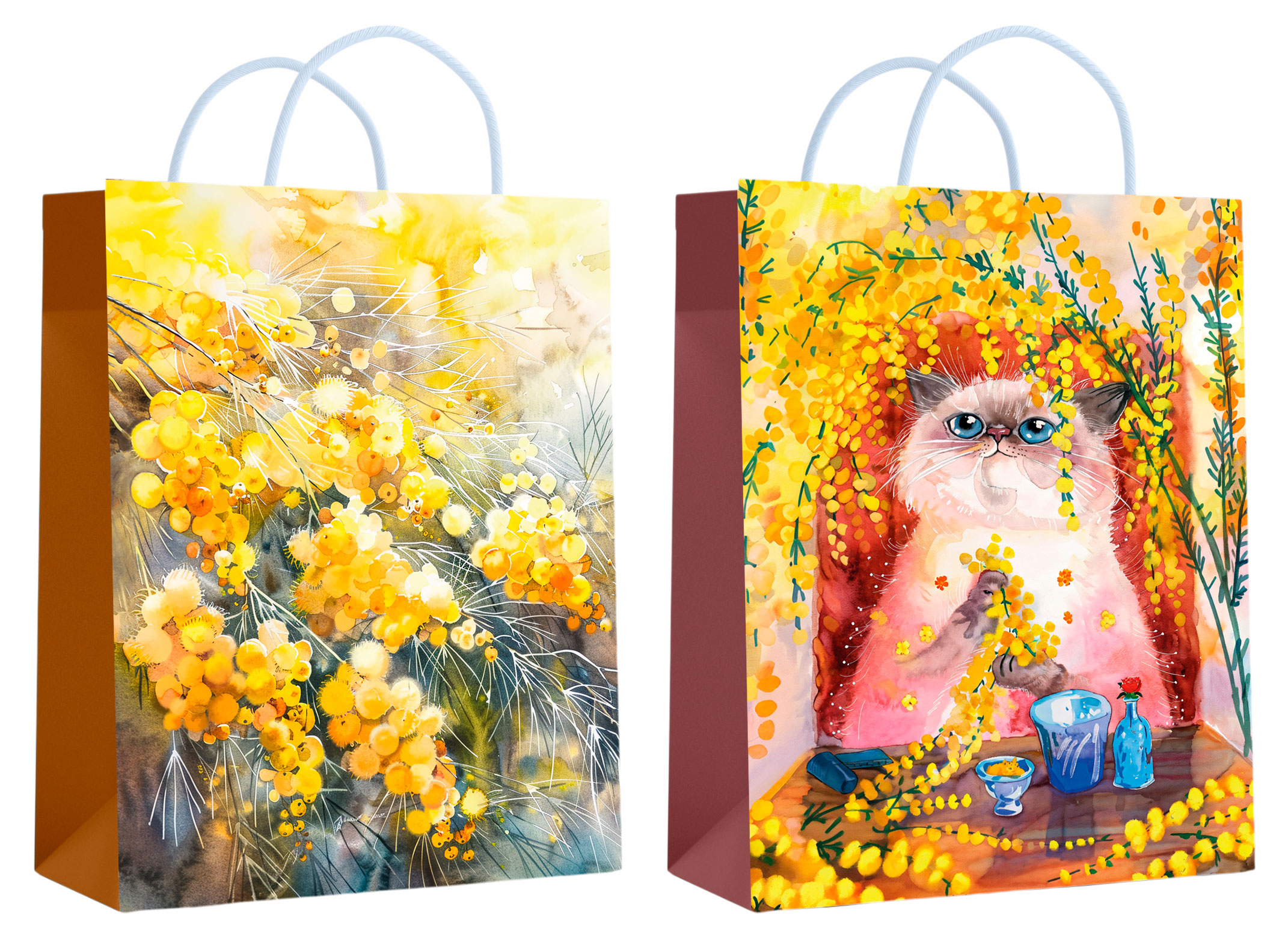 

Пакет подарочный Centrum Мимозы 26х32х12 см, 1 шт в ассортименте