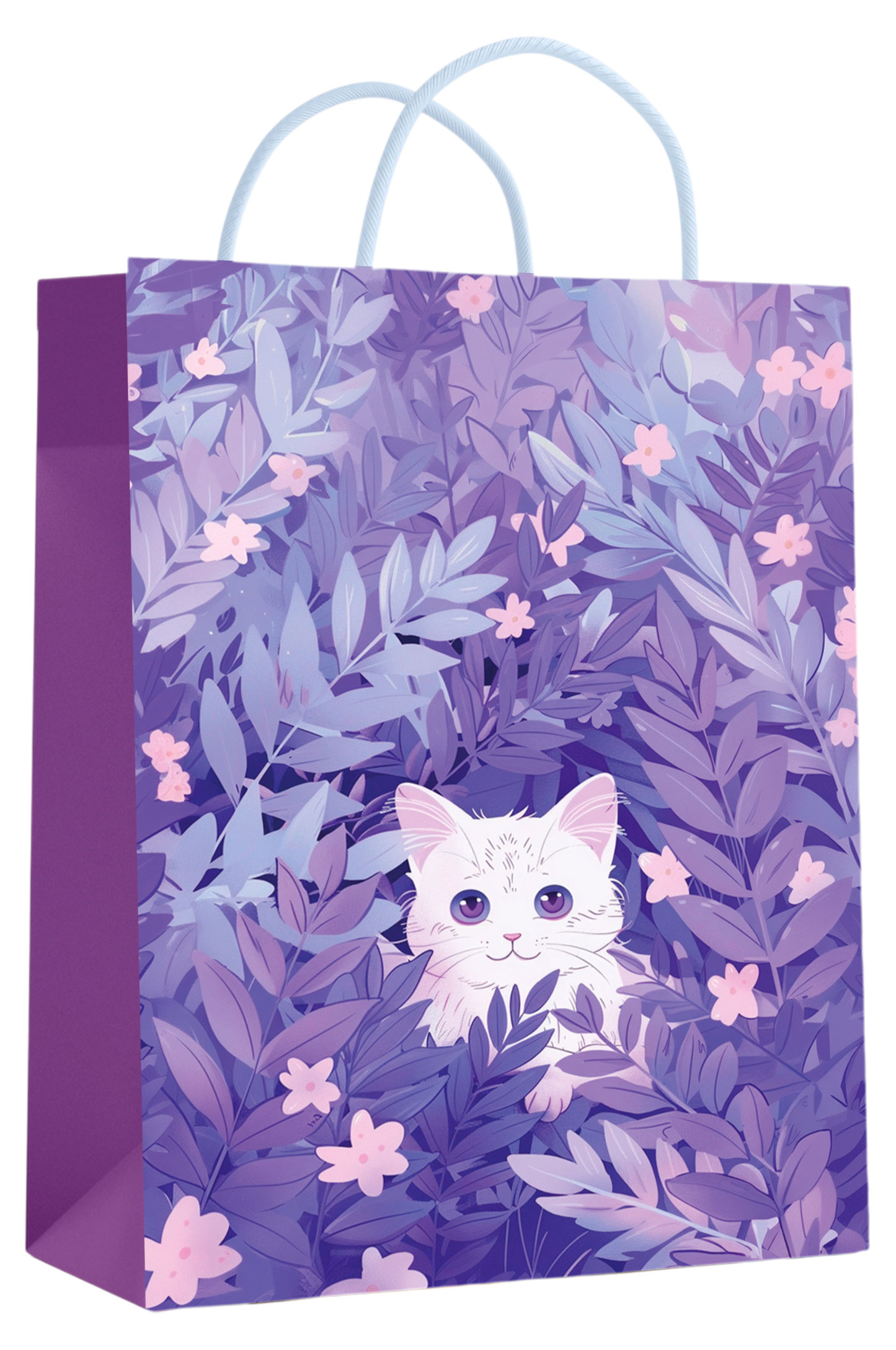 

Пакет подарочный Centrum Кот в лаванде, 26х32х12 см