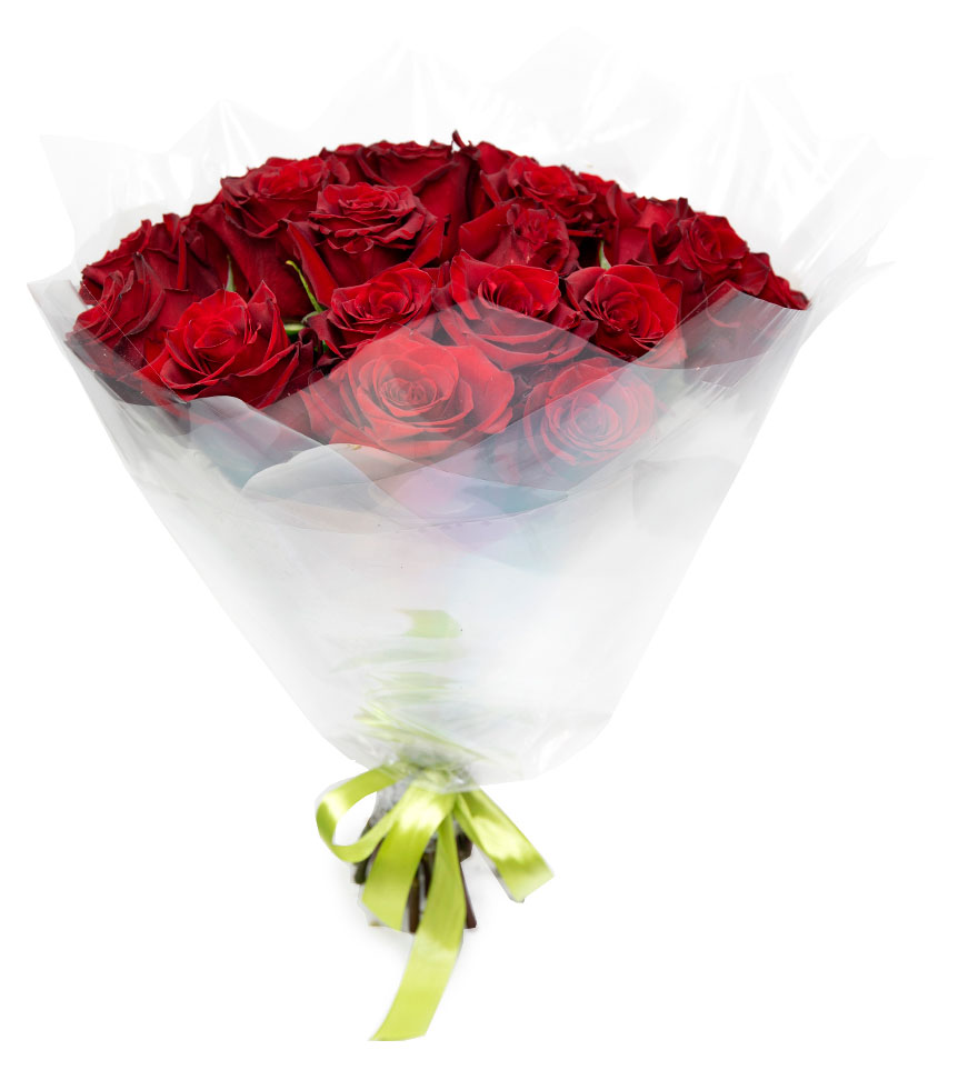 

Букет живых срезанных цветов Престиж из 25 роз в упаковке в ассортименте h 60 см, 1 шт