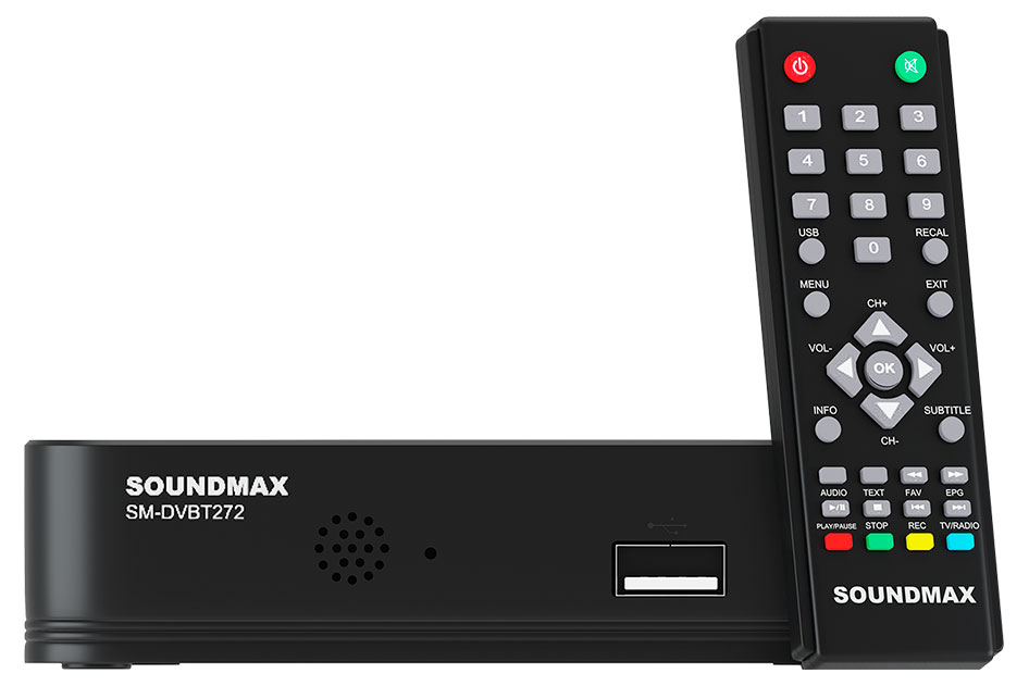 

Тюнер Soundmax SM-DVBT272 черный
