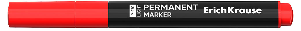 

Маркер перманентный ErichKrause P-170 light красный, 1 шт
