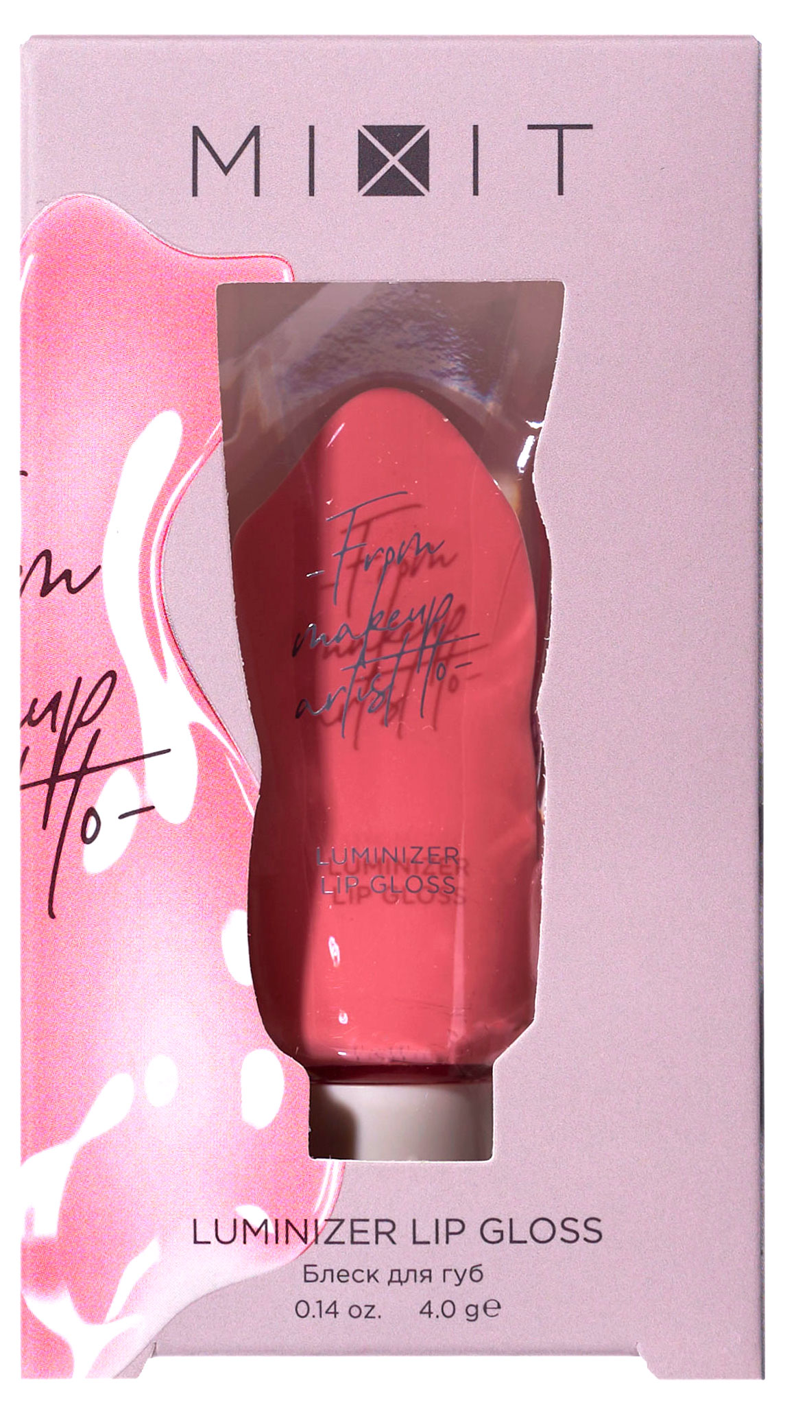

Блеск для губ Mixit Luminizer Lip Gloss тон 03 Китай, 1 шт