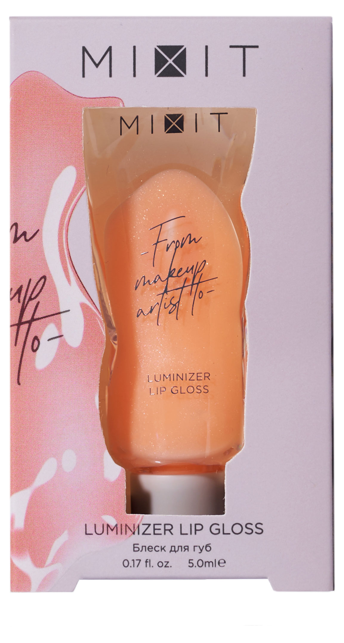 Изображение товара Блеск для губ Mixit Luminizer Lip Gloss тон 01 Китай, 1 шт