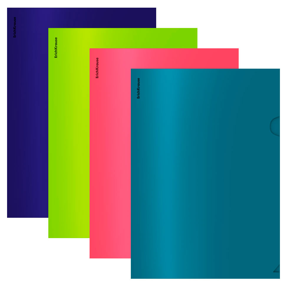 

Папка-уголок ErichKrause Matt-touch Reef пластиковая A4 непрозрачная, 1 шт в ассортименте