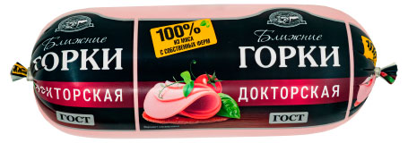 

Колбаса вареная Ближние горки Докторская ГОСТ, вес