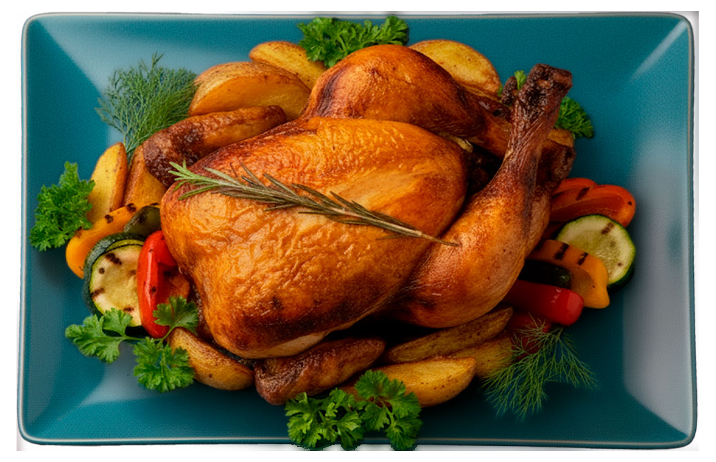 

Курица АШАН запеченная, вес