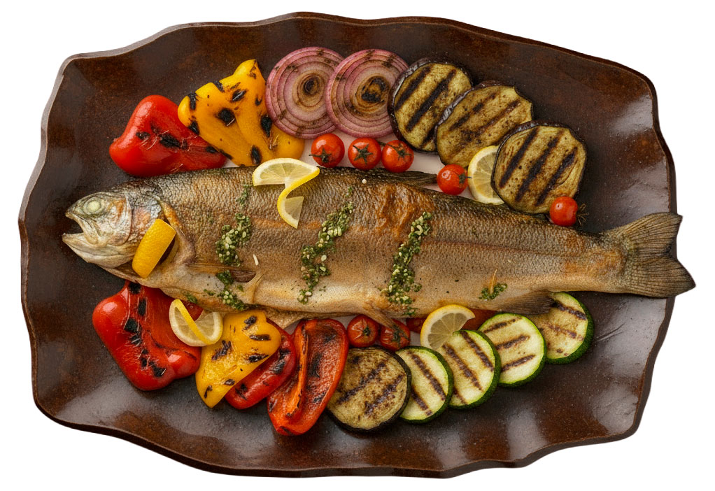 

Форель АШАН запеченная целиком, вес