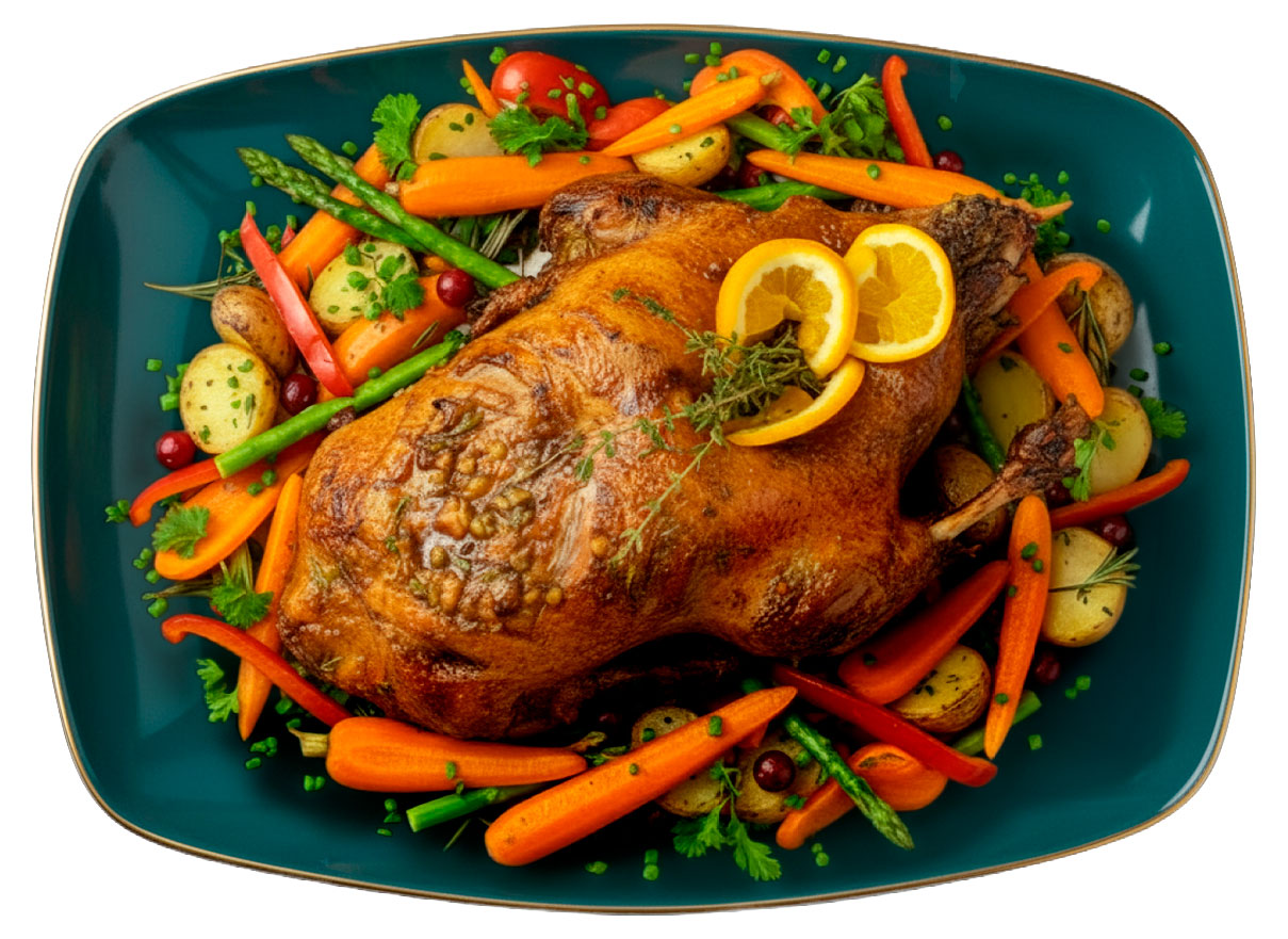 

Утка АШАН праздничная, вес