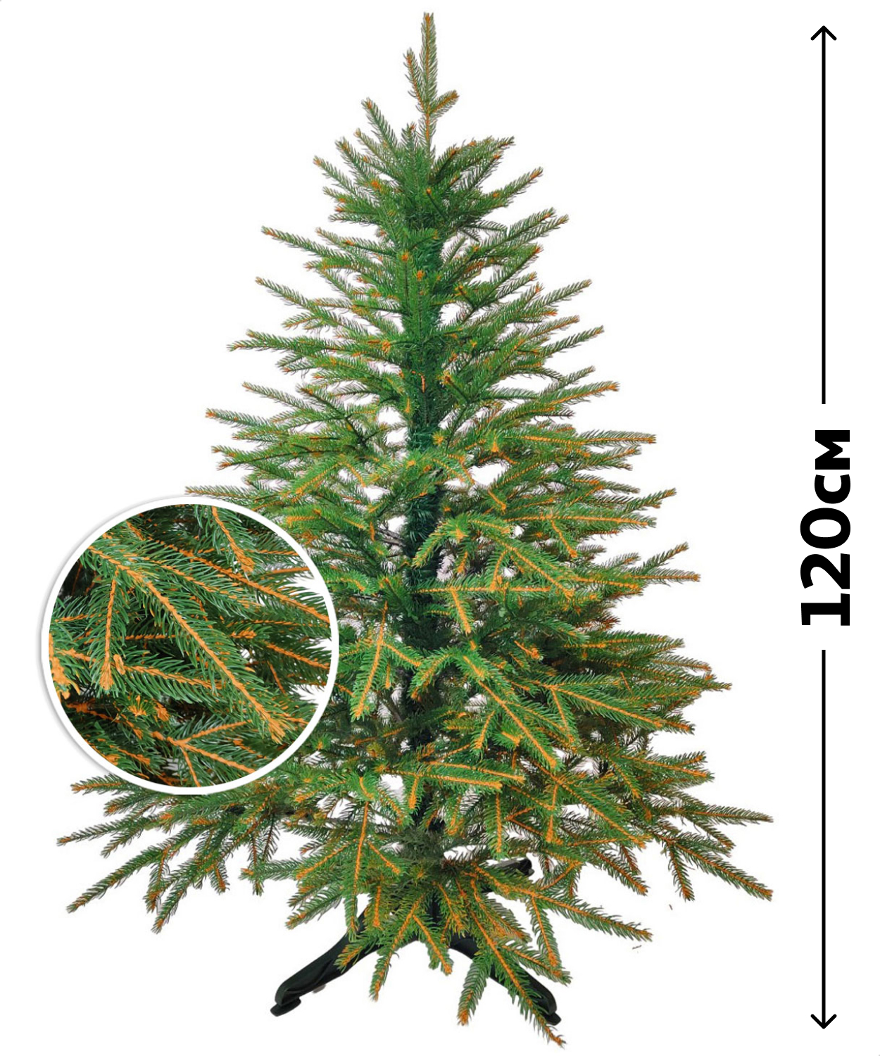 

Ель искусственная Бифорес Стелла 100% литая светло-зеленая, 120 см