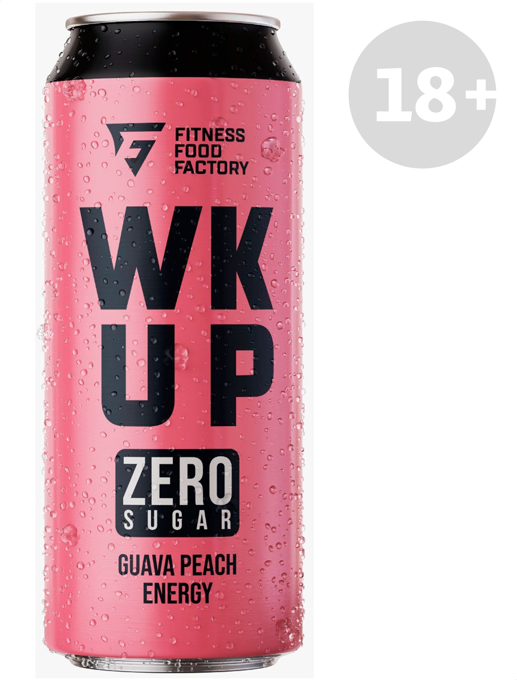 Изображение товара Напиток тонизирующий WK UP со вкусом гуавы и персика, 450 мл