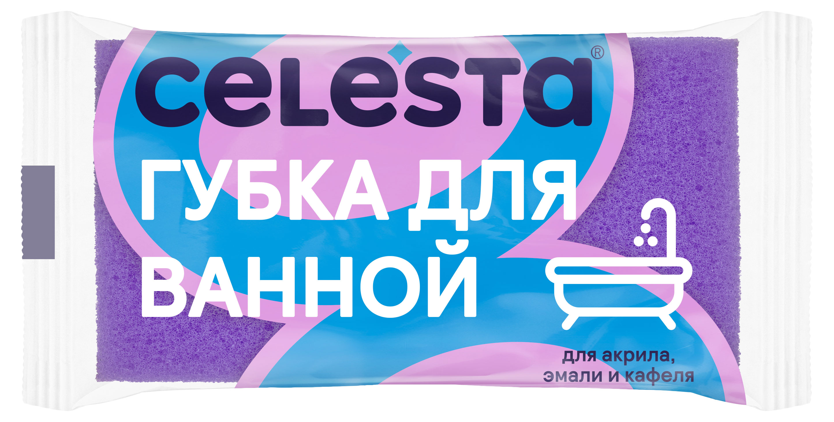 

Губка для мытья ванной Celesta, 135х85х55 мм